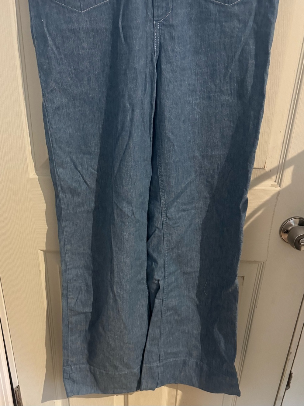 Pilcro High-Rise Wide-Leg Trouser Jeans Size 28 - Picture 5 of 16